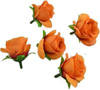 XFLSDHGD 100pcs 4cm Fleurs artificielles DIY Roses de Soie tête Artificielle Arrangements Floraux de la Plante Artificielle.