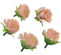 XFLSDHGD 100pcs 4cm Fleurs artificielles DIY Roses de Soie tête Artificielle Arrangements Floraux de la Plante Artificielle.