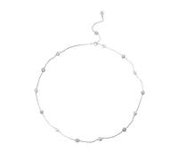 XFLSDHGD 925 STERLING Silver Shambhala Sparkling Zirconia Ball Chain Luxury Y Forme Collier pour femmes Bijoux de cou finement