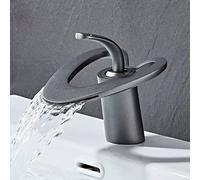 XFLSDHGD Cascade lavabo Robinet lavabo Chaud et Froid Toilette lavabo lavabo Maison, Blanc + Or