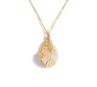 XFLSDHGD Collier pendentif en pierre Gold Chain de forme irrégulière Colliers de charme de mariage coloré