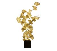 XFLSDHGD Figurines de Feuilles de Ginkgo en Fer forgé Moderne décoration Maison Ornements Artisanat hôtel hôtel café Accessoires de Bureau