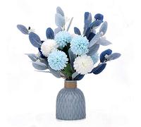XFLSDHGD Fleurs artificielles avec Vase, Fausses Fleurs en Vase, Faux Fleurs Arrangements pour la décoration de décoration intérieure.