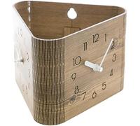 XFLSDHGD Horloge Murale décorative Triangle Double Face Mural Double Face Moderne Minimaliste Maison Salon décoration Chambre Petite Horloge Murale 5,51 Pouces décoratives Horloge