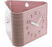 XFLSDHGD Horloge Murale décorative Triangle Double Face Mural Double Face Moderne Minimaliste Maison Salon décoration Chambre Petite Horloge Murale 5,51 Pouces décoratives Horloge