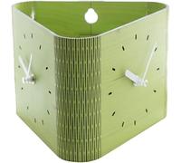 XFLSDHGD Horloge Murale décorative Triangle Double Face Mural Double Face Moderne Minimaliste Maison Salon décoration Chambre Petite Horloge Murale 5,51 Pouces décoratives Horloge