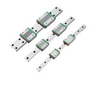 XFLSDHGD MGW7 MGW12 MGW9 MGW15 100-1000 mm Guide linéaire Miniature Rail 1PC MGW Guide linéaire + 1PC MGW Block de Transport MGW9H MGW12H MGW15H (800 mm)