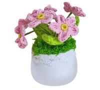 XFLSDHGD Mini Crochet Plantes en Pot
