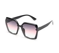 XFLSDHGD Nouveau 2025 Lunettes de Soleil Femme Gradient Sun Verres Feme