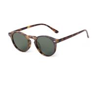 XFLSDHGD Nouveau 2025 Vintage Nietschildishell Petites lunettes de soleil rondes pour hommes femmes lunettes de soleil vertes