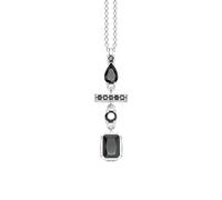 XFLSDHGD Nouveau 2026 Collier d'arrivée mélange de formes géométriques cadeau d'hiver bijoux de mode 925 Sterling Silver Classic Gift for Women Jewelry Gift Fashion Trendy Accessoires Créatif