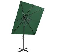 XFLSDHGD Parasols de Jardin en Porte-à-Faux avec Parasol à Double Parasol Parasol Parasol Parasol parasols