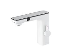 XFLSDHGD Robinet de Salle de Bain sans Touche Luxueux Robinet mélangeur à capteur Intelligent avec Affichage numérique et Chauffeur de chromé