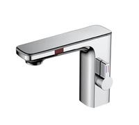 XFLSDHGD Robinet de Salle de Bain sans Touche Luxueux Robinet mélangeur à capteur Intelligent avec Affichage numérique et Chauffeur de chromé