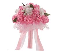 XFLSDHGD Roses artificielles avec poignée satinée