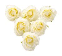 XFLSDHGD Roses artificielles Flower Scrapbook Arch Fleurs séchées Boîte de bonbons DIY Tête de soie Faux Noël pour le mariage Décoration de la maison