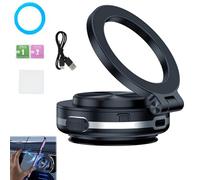 XFMTzan Electric Vacuum Magnetic Suction Car Phone Mount, Magnetic Cell Phone Holder for Car, for Kitchen Gym Bath & Smooth Surface