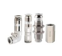 XFMZFUBD Clapet Anti-Retour pneumatique unidirectionnel en Laiton SPU SPV SPM, raccords de tuyauterie Anti-Retour 4 mm, 6 mm, 8 mm, 10 mm, 12 mm for compresseur d'air(Spv-10)