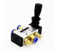 XFMZFUBD Vanne de Commande pneumatique Manuelle à 2 Positions et 5 Ports, 4H210-08, 4H310-10, 4H410-15, 1 pièce(With-4mm-fittings,4H410-15)
