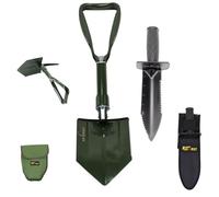 Xforst Set : Mini Pelle Multifonction GM300 et Pelle Pliante de Survie KS1 - Idéal pour la Détection de Métaux, Jardinage, Camping et Survivalisme