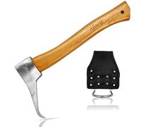 Xforst X-P500 BX Sappie Sapie, Outils forestier. Idéal pour la manutention de Bois, Troncs de Bois et de bûches. avec Manche en Bois Hickory américain léger et Solide. Porte Marteau Gratuit.
