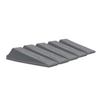 XFORT : Lot de 5 cales de porte grises, cale de porte en caoutchouc robuste, bloqueur de porte antidérapant, bloqueur de porte idéal pour les maisons, les bureaux et les ateliers