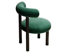 XFParts Chaise de maquillage moderne pour chambres de filles, tabourets de maquillage et d'ongles pour coiffeuse, chaise de dressing, vert