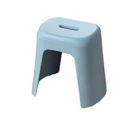 XFParts Tabouret Bas en Plastique antidérapant étanche Bleu pour Douche de Salle de Bain Tabouret Durable pour la Chambre et la Cuisine Solide et Robuste Conception 36 × 26,5 × 35 cm d'entreprise