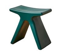 XFParts Tabouret Bas en Plastique pour Douche et Salon étanche et antidérapant siège Confortable pour Chambre et Cuisine 43,5 × 24 × 41,5 cm (Vert foncé) powerfully
