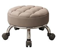 XFParts Tabouret de Selle Tabouret Petit Tabouret Rouleau Tabouret avec Le siège rembourré pour Assemblage de Meubles, roulement Facile, Tabouret à Faible Roule powerfully