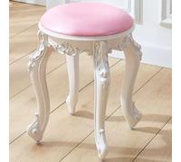 XFParts Tabouret de vanité Rose Vintage avec des Pattes en Acier en Plastique pour Le Dressing/Salon/Chambre à Coucher powerfully