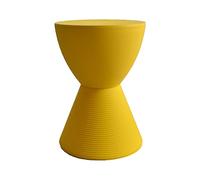 XFParts Tabouret de Vinaigrette en Plastique Rond Moderne avec Rangement Tabouret de Maquillage Fort et Durable pour Salon de Salle de Bain et Chambre à Coucher 30 × 42 cm Enterprise Jaune powerfully