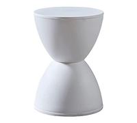 XFParts Tabouret de Vinaigrette Rond en Plastique étanche pour Douche de Salle de Bain et Maquillage Anti-Glissement et Entreprise Blanche Durable 30 × 42,5 cm powerfully