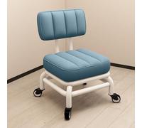XFParts Tabouret Roulant avec Dossier de Support en Cuir PU Doux siège pivotant à 360 degré Entreprise powerfully