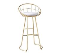 XFParts Velvet Tabouret de Bar rembourré avec Dossier de Cuisine de Cuisine chaises de Hauteur avec Repose-Pieds pour Pub Bistro Cafe Home Adjustable Seat Height 17.729.5 Pouces Enterprise powerfully