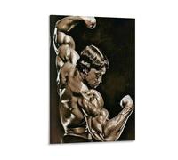 XFPOBH Arnold Schwarzenegger Poster de motivation sur toile pour chambre à coucher, salon, 30 x 45 cm, style cadre