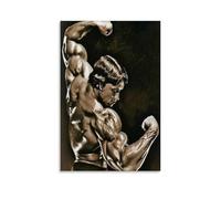 XFPOBH Arnold Schwarzenegger Poster de motivation sur toile pour chambre à coucher, salon, 50 x 75 cm, style sans cadre