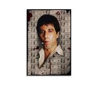 XFPOBH Scarface Affiche de film vintage classique sur toile Décoration murale pour chambre à coucher Salon 50 x 75 cm Style sans cadre