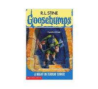 XFQGEC Impression sur toile avec couverture de livre « Goosebumps A Night in Terror Tower » - Décoration pour chambre à coucher, bureau, chambre - Cadeau 30 x 45 cm