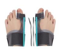 XFSRG 1 Paire Correcteur Hallux Valgus Femme Separateur Orteil Avec Coussinets De Protection Orthese Hallux Valgus Corrective Réglables Redresseur Orteil Convient Homme Et Femme(Gris)