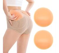 XFSRG 1 Paire Coussinets en Silicone Adhésifs pour Hanches Effet Remonte Fesses Naturel Sculptante Culotte Rembourrée Fessier Réaliste pour Une Silhouette Parfaite