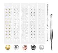 XFSRG 100 Patchs Ear Seeds Kit de Massage des Oreilles Acupression Auriculaire pour Relaxation Naturelle Soulagement Stress Aide au Sommeil avec Pince Cuillere (Multicolore)