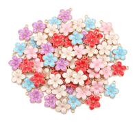XFSRG 100 Pièces Pendentif Fleur de Cerisier Breloques Sakura Collier