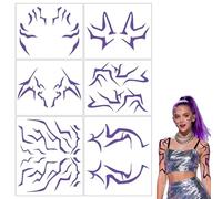 XFSRG 12 Pièces Tatouage Ephemere Cheval Enfant Fille Garcon Temporaire Autocollant Corps Tatouage Ephemere Femme Homme Faux Tattoo Decoratif Amovible