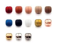 XFSRG 13 Paires dAimants Puissants pour Hijab en 13 Couleurs Différentes Alternative Pratique aux Épingles pour Écharpes Hijab Chemises Robes et Tous Types de Vêtements sans Épingles (Rond)
