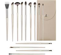 Xfsrg 13 Pièces Set Pinceaux Maquillage Ensemble Professionnel Avec Pinceau Fond De Teint Anticernes Et Yeux Pochette En Cuir Pu Incluse Idéal Pour Débutants Et Professionnels