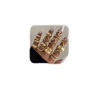 XFSRG 15 Pièces Bague Femme Géométrie Minimaliste Luxe Léger Bagues Personnalité Réglable Accessoires de Mode