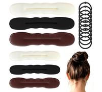XFSRG 16 Pièces Chignon Magique Bun Maker Donut Boudin Cheveux Ondulé