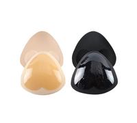 XFSRG 2 Paires Soutien Gorge Invisible Autoadhésifs Push Up avec Coussinets Triangulaires en Silicone pour Les Maillots de Bain et Bikinis