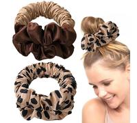 XFSRG 2 Pièces Boucle Sans Chaleur Bandeau de Bigoudis Sans Chaleur Bigoudi Cheveux de Sommeil Doux pour Cheveux Moyens et Longs Coiffure Bricolage (Motif léopard)
